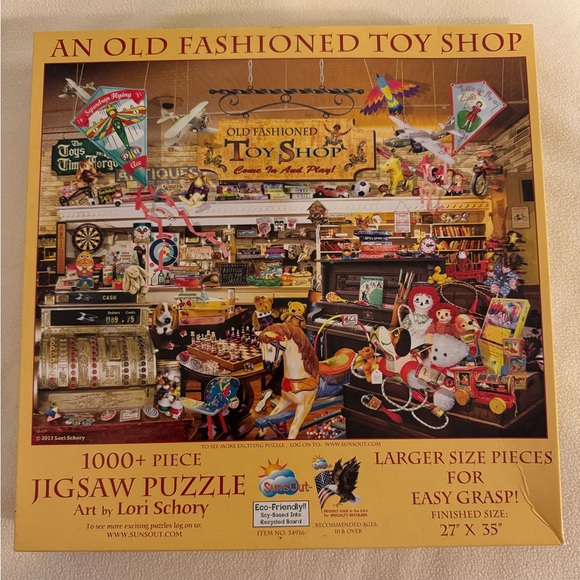 Old Fashioned Toy Shop Puzzle 1000pc - Picture 1 of 5
